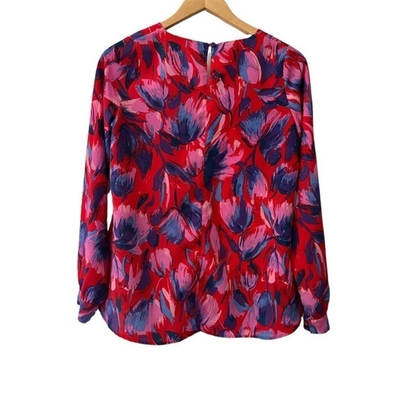 Lovers + Friends Floral Blouse Size Small - Picture 3 of 5